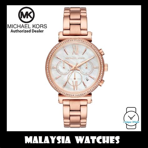 women's chronograph sofie michael kors|Michael Kors Sofie Stainless Steel Chronograph Watch.